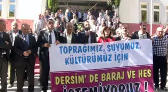 Tunceli'deki Barajın Çed Toplantısının Ankara'da Yapılmasına Tepki