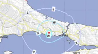 İstanbul'da Deprem Oldu