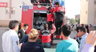 Iğdır'da Devlet Hastanesi'nde Yangın Tatbikatı