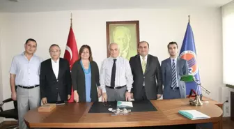 TISİAD Yönetiminden Rektör Aydın'a Ziyaret