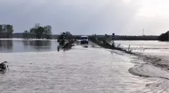 Ergene Nehri'nde Su Seviyesi Yükseldi