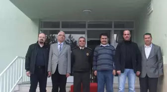 Gazetecilerden İl Jandarma Komutanı Albay Akçay'a Ziyaret