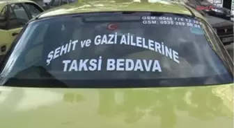 Sivas Şehit Ailelerine ve Gazilere Ücretsiz Taksi Hizmeti Veriyor