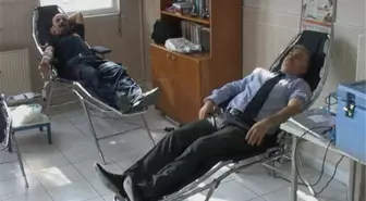 İtfaiye Çalışanlarından Kan Kampanyasına Destek