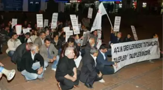 Taksim'de Açlık Grevlerinde 50'inci Gün Protestosu