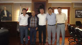 İşitme Engeliler Spor Kulübü Belediye Başkanı Sözen'i Ziyaret Etti