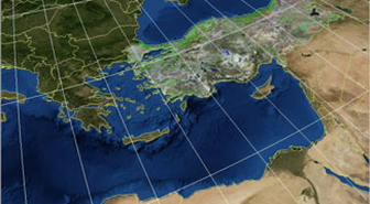 Türkiye'nin Uzaydan Çekilen İki Boyutlu Yeni Haritası Hazır