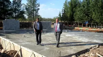 Elif Belde Belediyesi Belde Mezarlığına Yeni Gasilhane Yaptırıyor