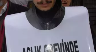 Açlık Grevine Destek İçin Açlık Grevi