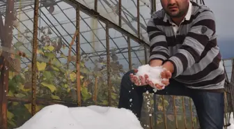 Alanya'yı Şimdi de Dolu Vurdu