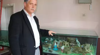 Geçmişin İzleri Belediye Girişindeki Dev Vitrinde Sergileniyor