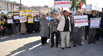 Sivas'ta İsrail'in Gazze Saldırısı Protesto Edildi
