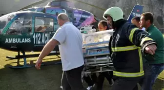 2 Günlük Bebek, Helikopterle Sevk Edildi