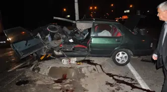 Bolu'da Yolcu Otobüsü ile Otomobil Çarpıştı: 2 Yaralı (Fotoğraflı