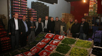GTO Hal Esnafının Sorunlarını Dinledi