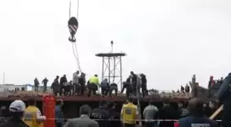 Eti Bakır Samsun İşletmesi'nde enkaz kaldırılıyor