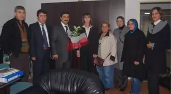 MHP Yıldırım İlçe Kadın Kolları, Türk Eğitim Sen'i Ziyaret Etti