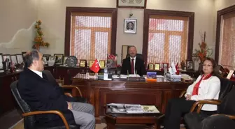 Neü Rektörü Prof. Dr. Kılıç'tan Hayırsever İşadamı Ertaş'a Ziyaret