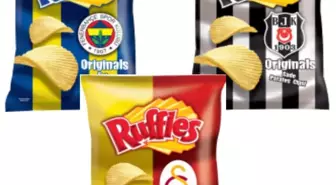 Ezeli Rekabet Şimdi Ruffles Paketlerinde