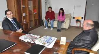Keşan Kaymakamı Dınkırcı, Yerel Gazeteleri Gezdi