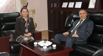 Baro Başkanı Tuzcu, Kırşehir Pmyo Müdürü Kılıçaslan'ı Ziyaret Etti
