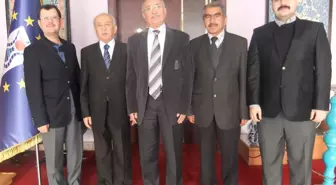 İhlas Evleri Huzurlu İnşaat Yetkililerinden Başkan İça'ya Ziyaret