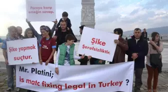 İzmir'de Şike Protestosu