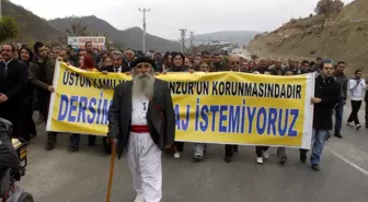 Tunceli'de 'Barajlara Hayır Yürüyüşü' Düzenlendi