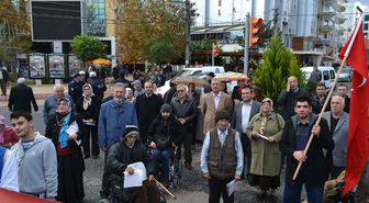 Engelli Hakları İçin Yürüdüler
