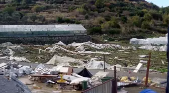 Hortum, Alanya'da 60 Dekar Serayı Yıktı