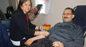 Ormancılardan Kan Bağışı