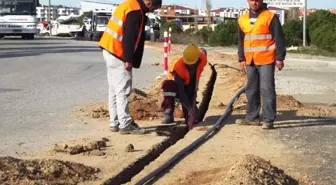 Ayvalık Fiber Optik Ağla Örülüyor