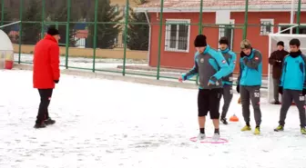 Tekirdağpsor Kar Altında Çalışmalarını Sürdürdü