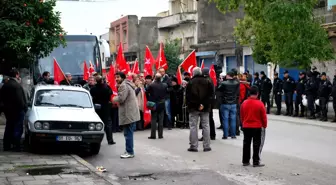 'Patriot' Eylemine Otogarda Engelleme