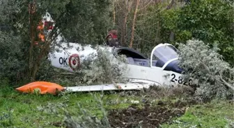 Antalya'da Uçak Düştü