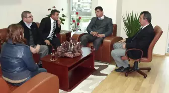 Kırıkkale Engelli Dernek Temsilcileri Kırşehir'e Atanan Öncel'i Ziyaret Etti