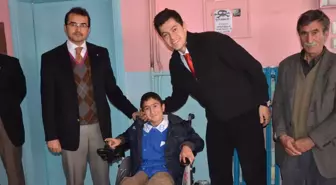 Diyadin Polisinden Engelli Öğrenciye Akülü Sandalye