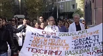 İü'de ODTÜ Protestosu