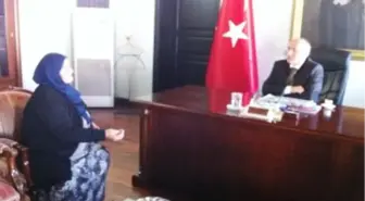 Şehit Annesinden Vali Özçimen'e Teşekkür Ziyareti