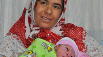Adıyaman'da Yılın İlk Bebeği