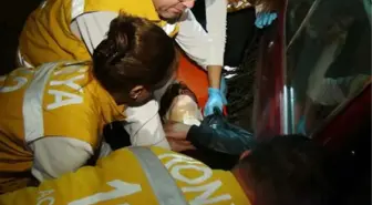 Alkollü Sürücü Kaza Yaptı: 2 Yaralı
