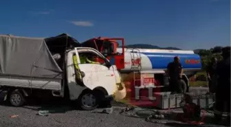 Tankerle Kamyon Çarpıştı: 1 Ölü, 1 Yaralı