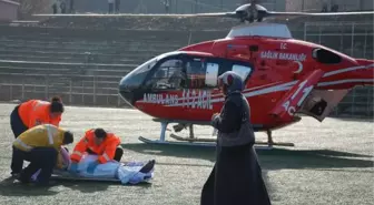 Kalp Hastasına Ambulans Helikopterle Sevk