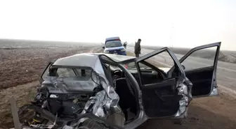 Kamyon Otomobile Çarptı: 3 Yaralı