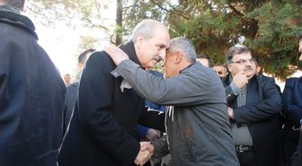 Numan Kurtulmuş, Burdur'da Cenaze Törenine Katıldı