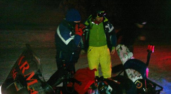 Snowboard Yaparken Kaybolan Genç Yaylada Bulundu