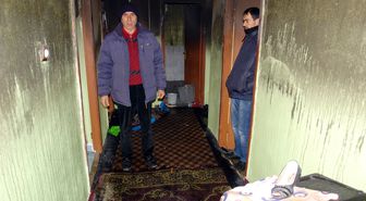 Yüksekova'da Korkutan Yangın