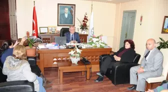 CHP Armutalan Yönetimi Başkan Ünlü'yü Ziyaret Etti