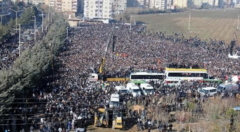 Diyarbakır'daki Cenaze Töreni