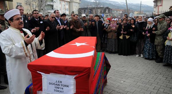 Şehit Asker Tokat'ta Toprağa Verildi